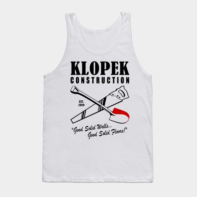 Klopek Construction (Non Darks) Tank Top by Mayne Line Tees